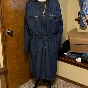 Deja Bleu Denim Zip Dress S/16